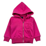 John Richmond Felpa con Zip E Cappuccio Tinta Unita per Neonata RIP26027FEA FUXIA JOHN RICHMOND 