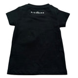 John Richmond T-Shirt Girocollo Tinta Unita con Stampa Logo per Neonato RIP26035TS NERO JOHN RICHMOND 
