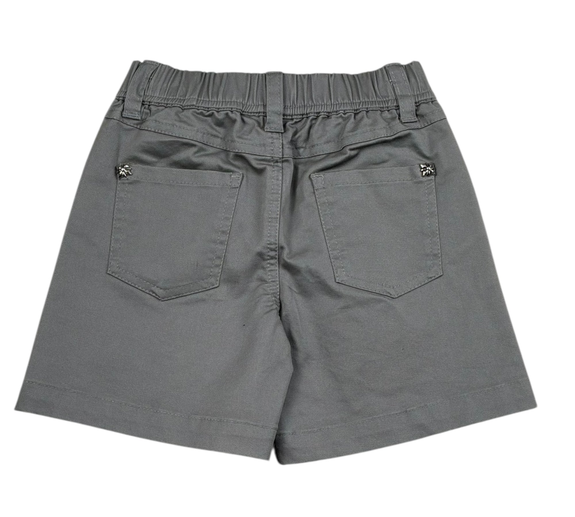 John Richmond Bermuda Tinta Unita con Elastico In Vita per Neonato RIP26128BE GRIGIO JOHN RICHMOND 
