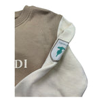 Trussardi Felpa Chiusa Girocollo Tinta Unita per Bambino TBP26158FE BEIGE TRUSSARDI 