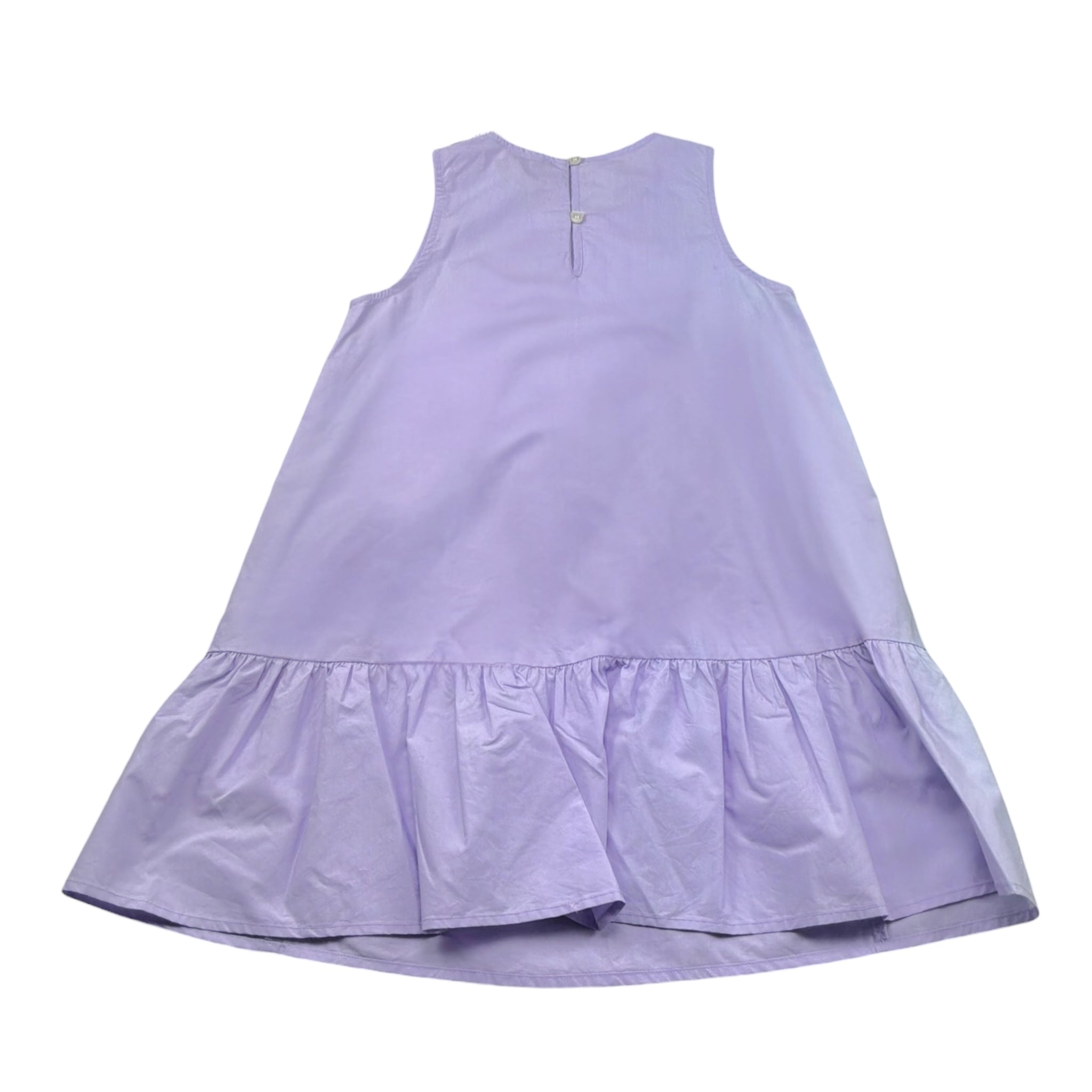 Moschino Abito Tinta Unita con Stampa per Bambina HDV0HE LILLA MOSCHINO 