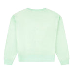 Juicy Couture Felpa Tinta Unita Girocollo con Brillantini per Bambina JBX6496 VERDE JUICY COUTURE 