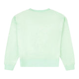 Juicy Couture Felpa Tinta Unita Girocollo con Brillantini per Bambina JBX6496 VERDE JUICY COUTURE 