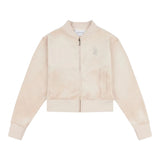 Juicy Couture Felpa Tinta Unita con Zip per Bambina JBX6503 ROSA JUICY COUTURE 