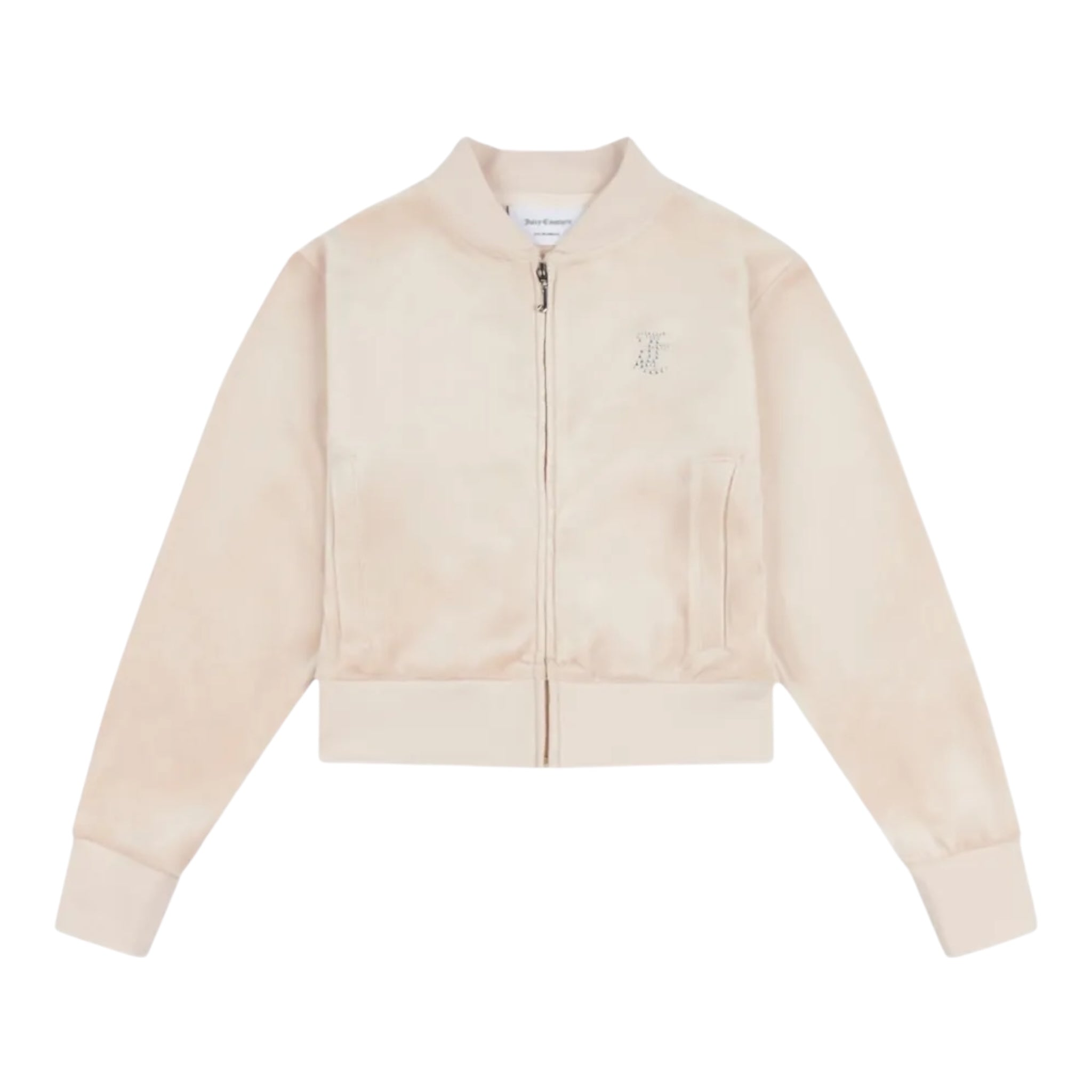 Juicy Couture Felpa Tinta Unita con Zip per Bambina JBX6503 ROSA JUICY COUTURE 