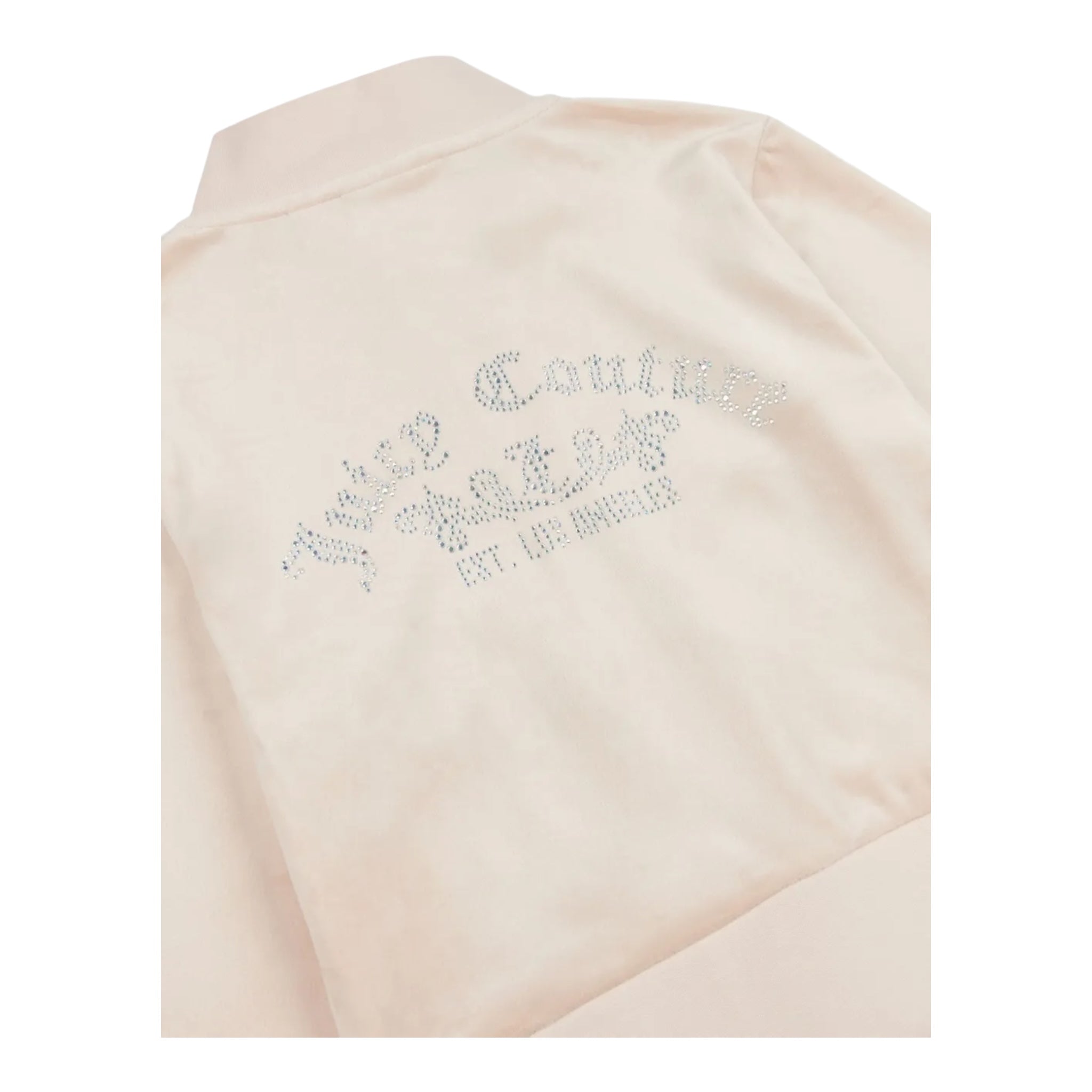 Juicy Couture Felpa Tinta Unita con Zip per Bambina JBX6503 ROSA JUICY COUTURE 