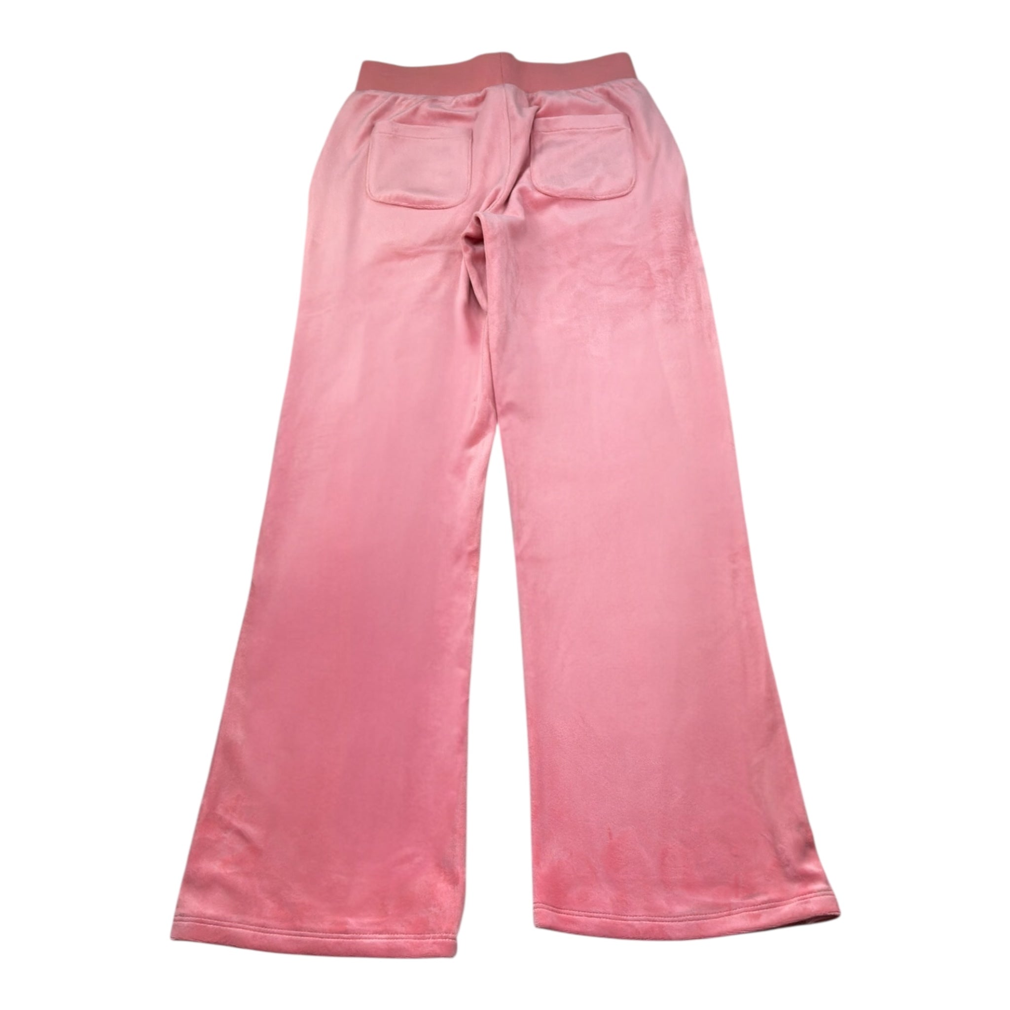 Juicy Couture Pantalone In Velluto Tinta Unita per Bambina JBX6508 ROSA JUICY COUTURE 
