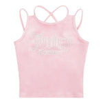 Juicy Couture Completo 2 Pezzi Canotta-Shorts Bicolore per Bambina JBX6509X ROSA JUICY COUTURE 