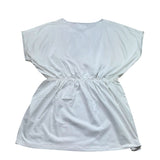 Juicy Couture Abito Mezza Manica Tinta Unita con Stampa per Bambina JBX6529 BIANCO JUICY COUTURE 