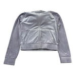 Juicy Couture Felpa Tinta Unita con Zip E Cappuccio per Bambina JBX6604 LILLA JUICY COUTURE 