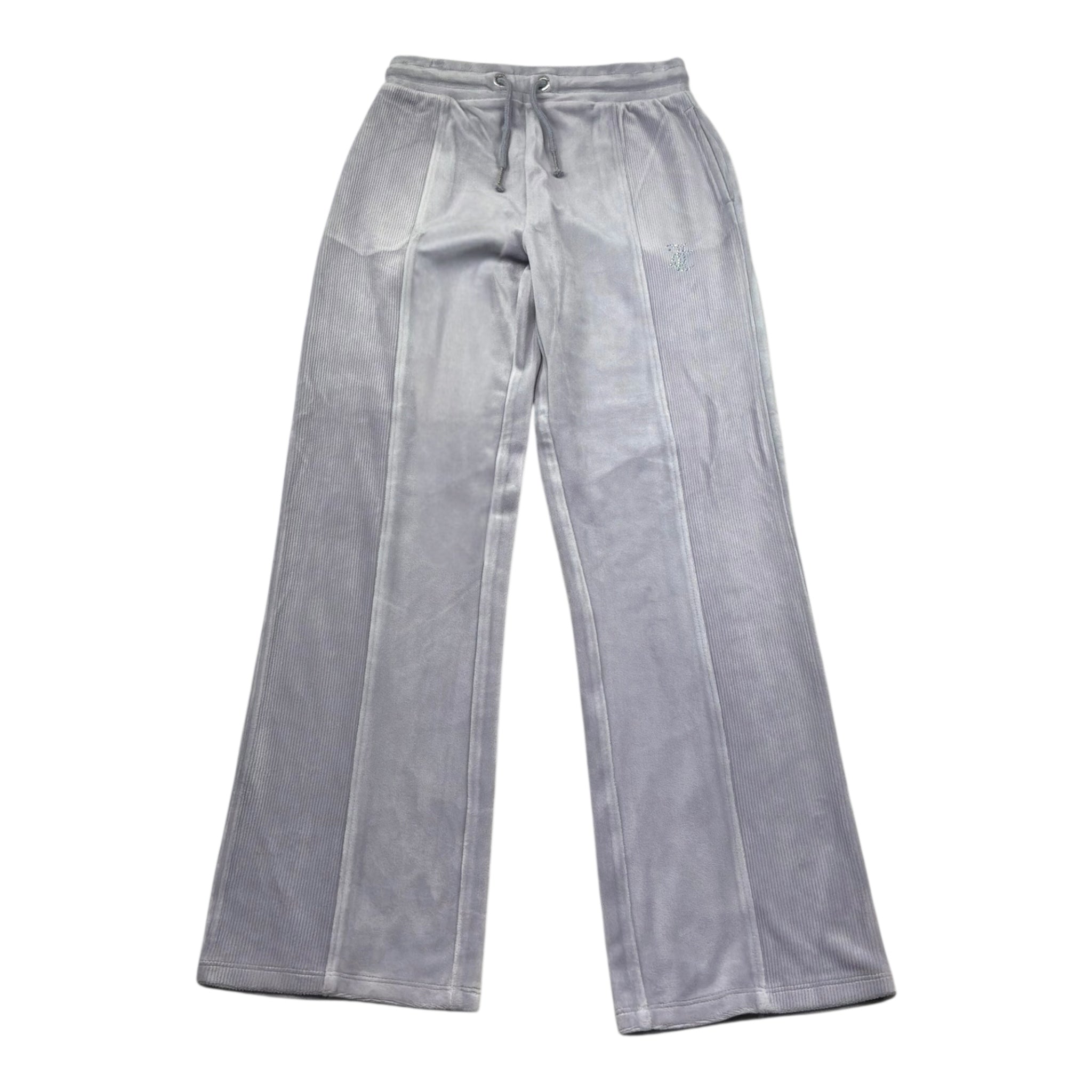 Juicy Couture Pantalone In Velluto Tinta Unita per Bambina JBX6605 LILLA JUICY COUTURE 