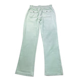 Juicy Couture Pantalone In Velluto Tinta Unita per Bambina JBX6686 VERDE ACQUA JUICY COUTURE 