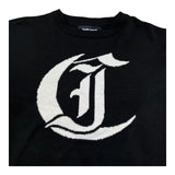 Just Cavalli Maglia Girocollo Tinta Unita con Stampa per Bambina JBP16024MA NERO JUST CAVALLI 