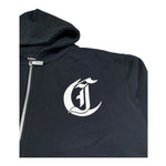 Just Cavalli Felpa con Zip E Cappuccio Tinta Unita con Logo per Bambino JBP26008FE NERO JUST CAVALLI 