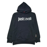 Just Cavalli Felpa Chiusa Girocollo Tinta Unita con Logo per Bambino JBP26012FE NERO JUST CAVALLI 