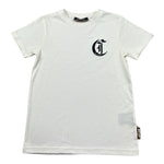 Just Cavalli T-Shirt Girocollo Tinta Unita con Stampa In Contrasto per Bambino JBP26018TS PANNA JUST CAVALLI 