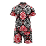 Just Cavalli Completo 2 Pezzi Camicia-Bermuda Stampa Fantasia per Bambino JBP26060CE MULTICOLOR JUST CAVALLI 