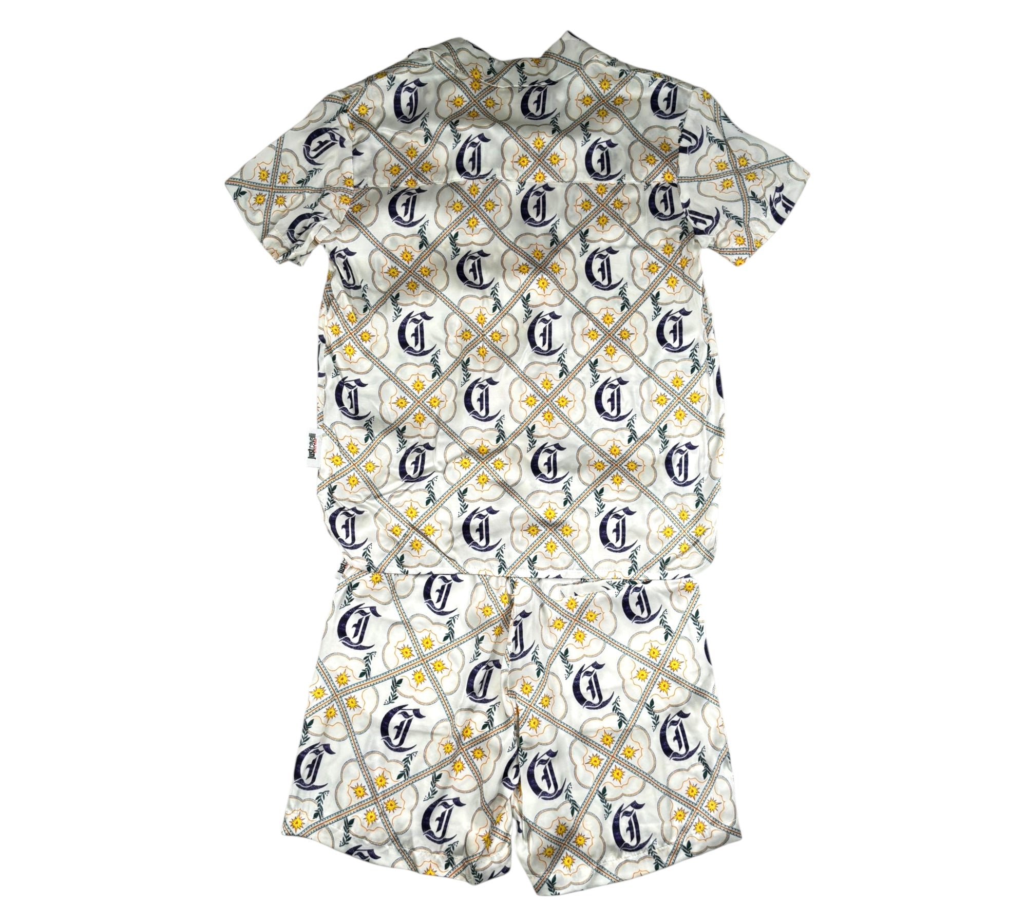 Just Cavalli Completo 2 Pezzi Camicia-Bermuda per Bambino JBP26084CE PANNA JUST CAVALLI 