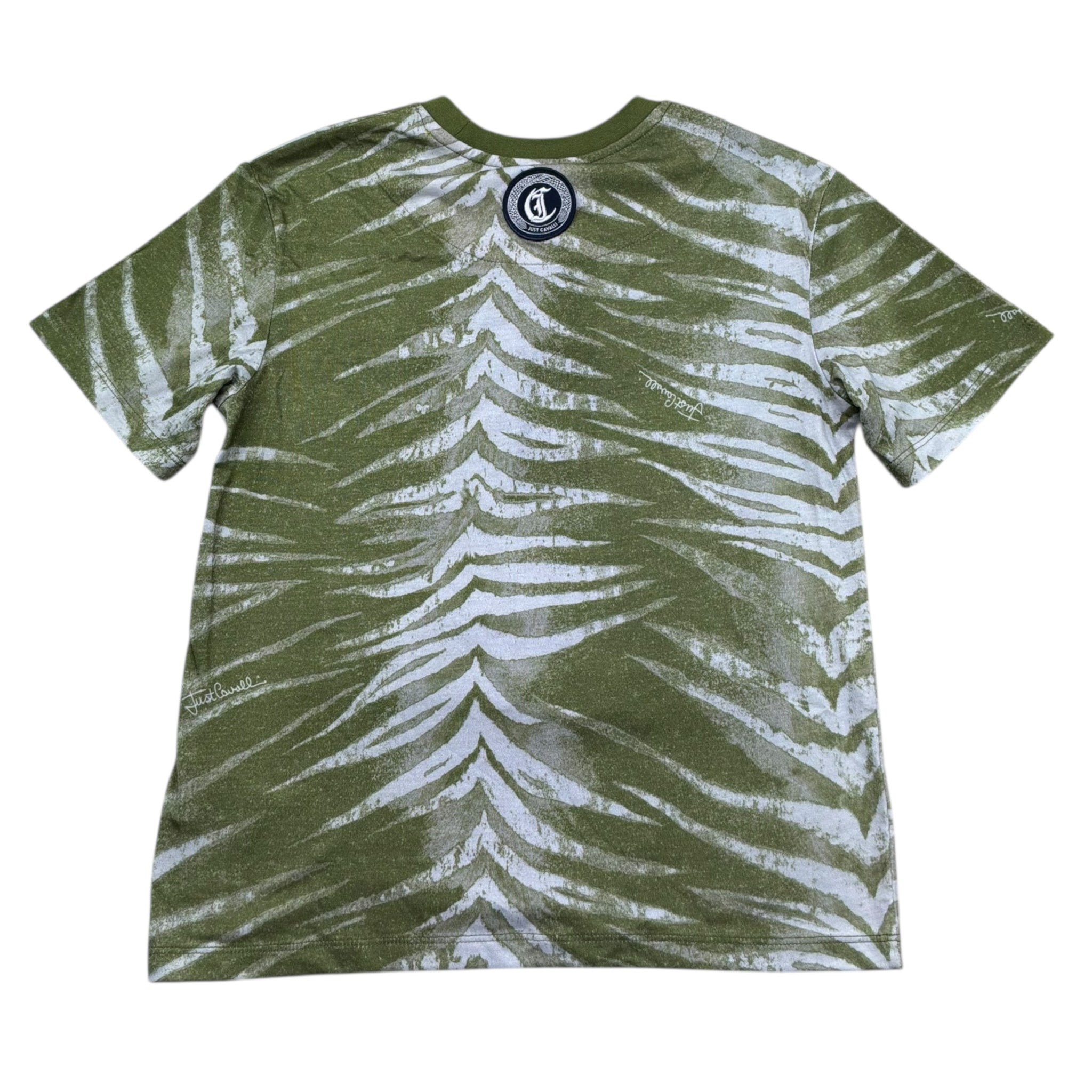 Just Cavalli T-Shirt Girocollo Stampa Fantasia per Bambino JBP26108TS VERDE JUST CAVALLI 