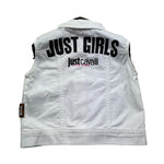 Just Cavalli Smanicato In Denimtinta Unita per Bambino JGP26037GT BIANCO JUST CAVALLI 