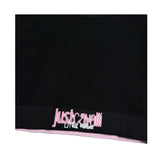 Just Cavalli T-Shirt Girocollo Tinta Unita con Logo per Bambina JGP26049TS NERO JUST CAVALLI 