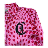 Just Cavalli Camicia Manica Lunga Tinta Unita con Stampe Baci per Bambina JGP26061CA ROSA JUST CAVALLI 
