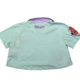 Just Cavalli Polo Mezza Manica Tinta Unita con Colletto per Bambina JGP26077PO VERDE ACQUA JUST CAVALLI 