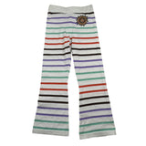 Just Cavalli Pantalone Modello Zampa Fantasia A Righe per Bambina JGP26087PA PANNA JUST CAVALLI 