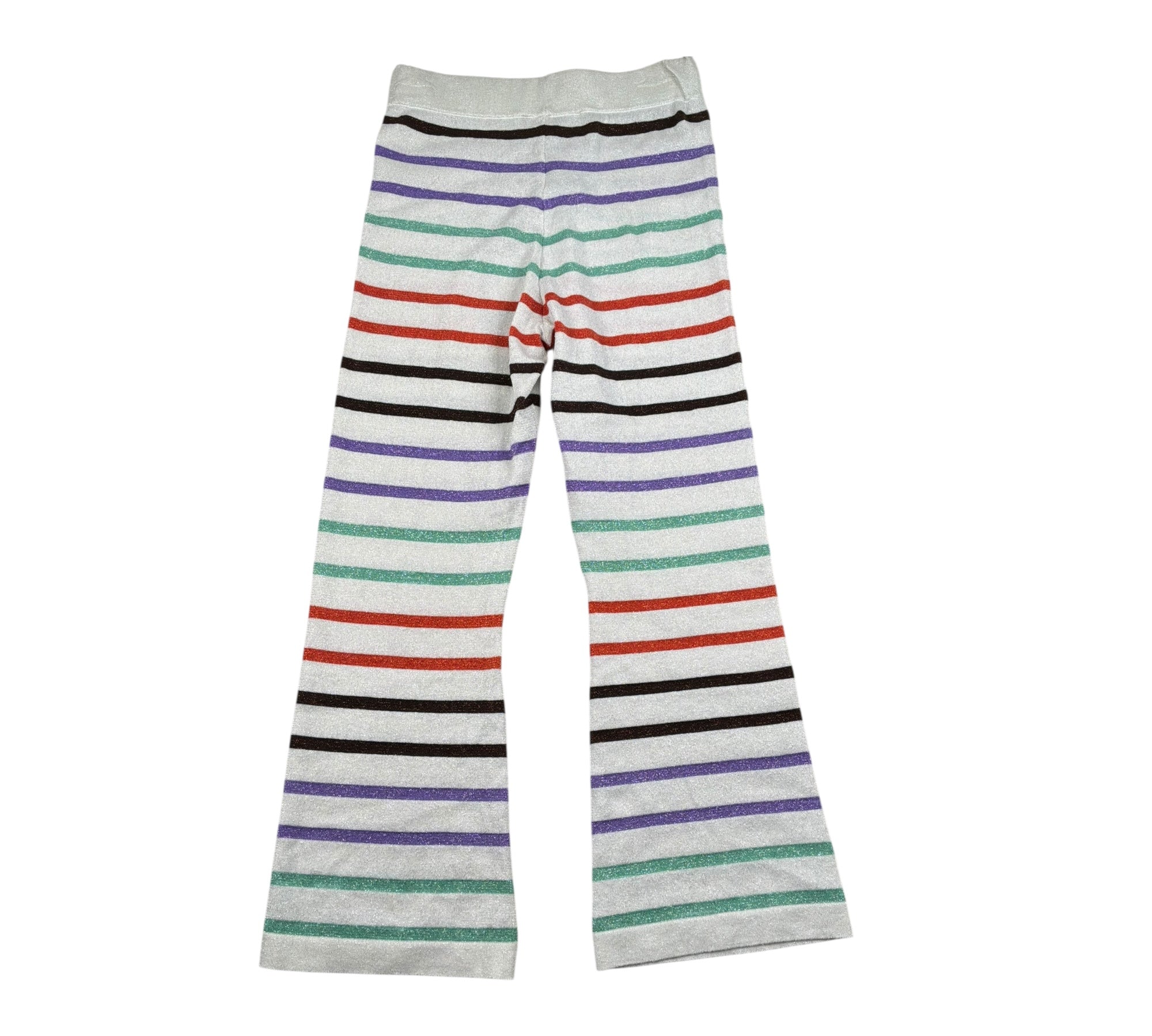 Just Cavalli Pantalone Modello Zampa Fantasia A Righe per Bambina JGP26087PA PANNA JUST CAVALLI 