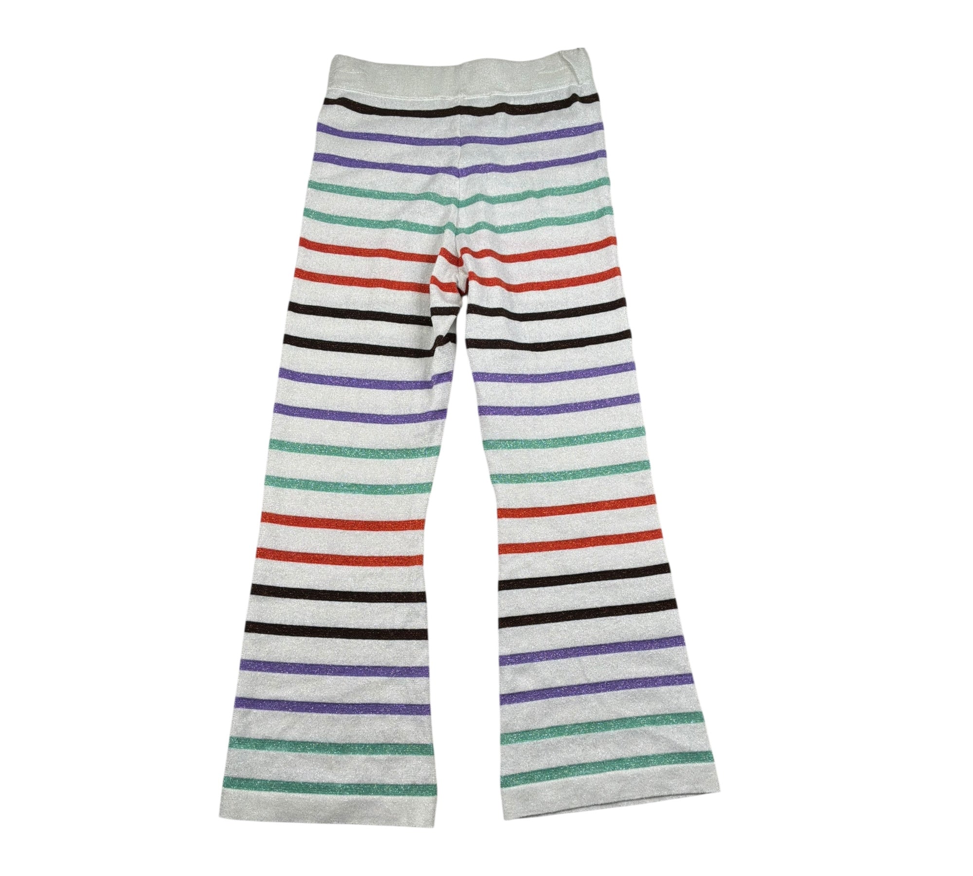 Just Cavalli Pantalone Modello Zampa Fantasia A Righe per Bambina JGP26087PA PANNA JUST CAVALLI 