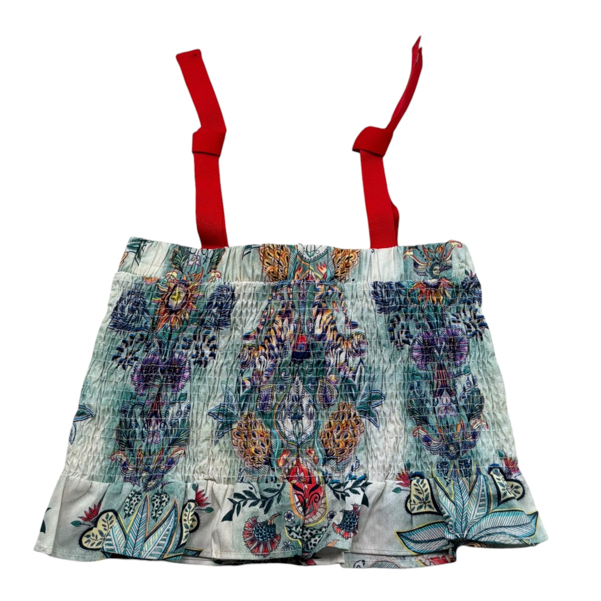 Just Cavalli Top Stampa Fantasia con Bretelle In Contrasto per Bambina JGP26115TO MULTICOLOR JUST CAVALLI 