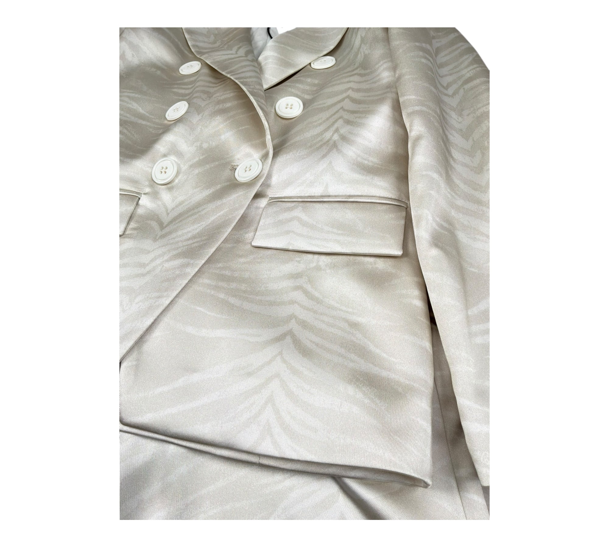 Just Cavalli Completo 2 Pezzi Giacca-Pantalone Tinta Unita per Bambina JGP26142JP BEIGE JUST CAVALLI 