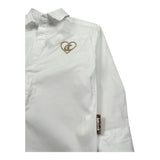 Just Cavalli Camicia Manica Lunga Tinta Unita con Ricamo per Bambina JGP26172CA BIANCO JUST CAVALLI 