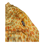 Just Cavalli Abito Manica Lunga Tinta Unita con Stampe Baci per Bambina JGP26203VE GIALLO JUST CAVALLI 