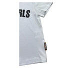 Just Cavalli T-Shirt Girocollo Tinta Unita con Stampa per Bambina JGP26220TS BIANCO JUST CAVALLI 