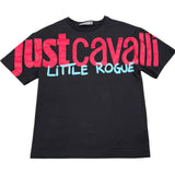 Just Cavalli T-Shirts Girocollo Tinta Unita con Stampa per Bambina JGP26242TS NERO JUST CAVALLI 
