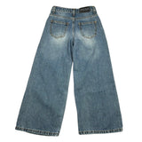 Just Cavalli Jeans Tinta Unita Modello Palazzo  per Bambina JGP26249JE BLU JUST CAVALLI 
