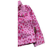 Just Cavalli Giubbino In Denim Tinta Unita con Stampe Baci per Neonata JIP26001GB ROSA JUST CAVALLI 