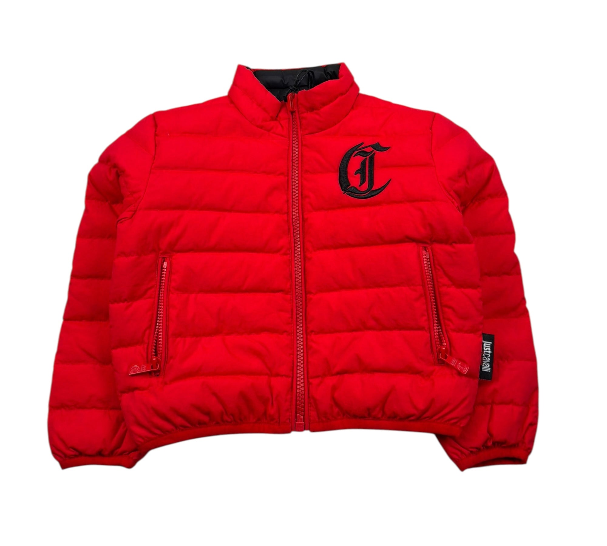 Just Cavalli Giubbino Reversibile Bicolore per Neonato JIP26045PI NERO/ROSSO JUST CAVALLI 