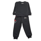 Just Cavalli Completo 2 Pezzi Felpa-Pantalone Tinta Unita per Neonato JIP26057CF NERO JUST CAVALLI 