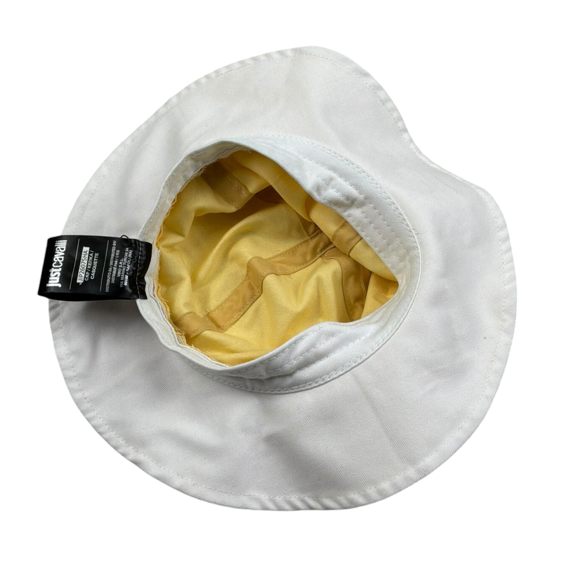 Just Cavalli Cappello Modello Pescatore Tinta Unita per Neonata JIP26075HA GIALLO JUST CAVALLI 