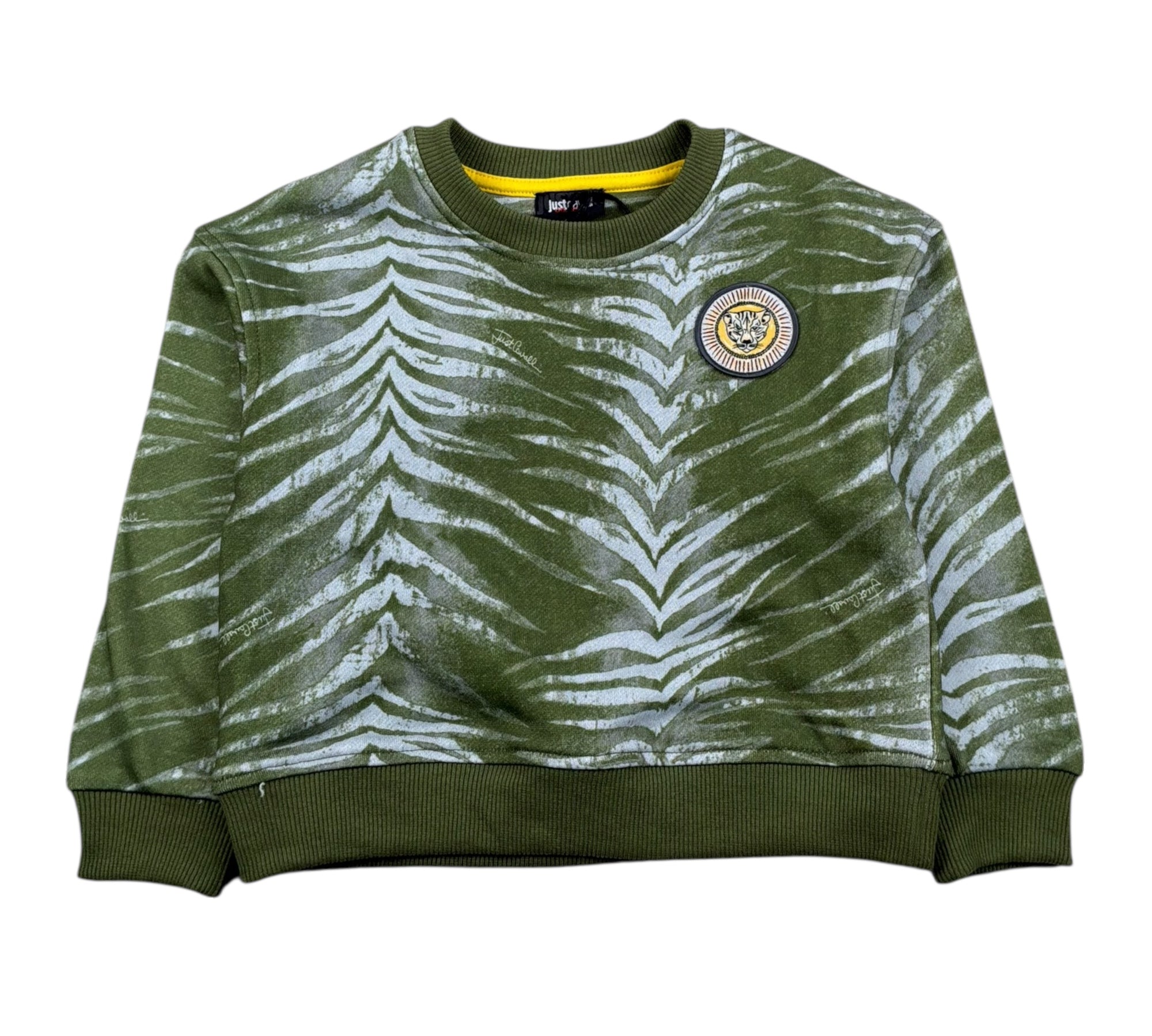 Just Cavalli Felpa Chiusa Fantasia  per Neonato JIP26079FE VERDE JUST CAVALLI 