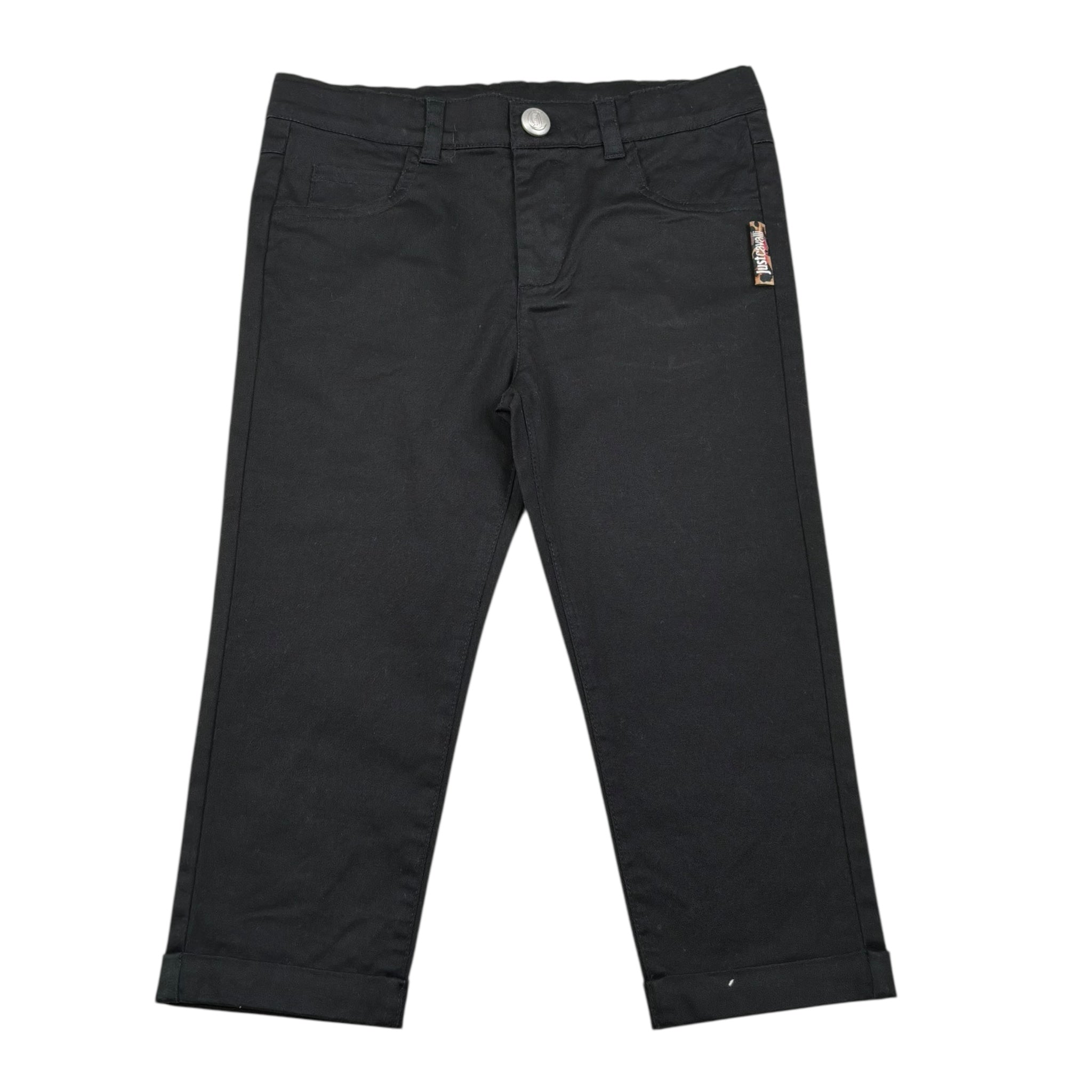 Just Cavalli Pantalone Tinta Unita con Girovita Regolabile per Neonato JIP26105PA NERO JUST CAVALLI 