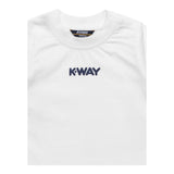 K-Way T-Shirt Girocollo Tinta Unita con Logo per Neonato K11613WXX BIANCO K-WAY 