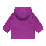 K-Way Giubbino Tinta Unita con Zip E Cappuccio per Neonata K2148NWN VIOLA K-WAY 