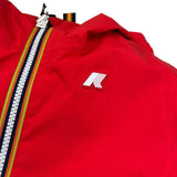 K-Way Giubbino Tinta Unita con Zip E Cappuccio per Bambina K2148NWX ROSSO K-WAY 