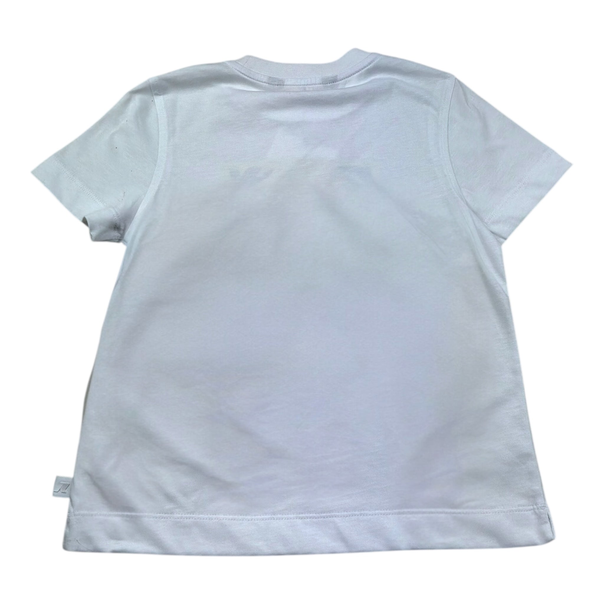K-Way T-Shirt Girocollo Tinta Unita con Stampa per Bambina K2151RW BIANCO K-WAY 