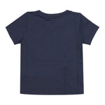K-Way T-Shirt Girocollo Tinta Unita con Logo per Bambino K4114WWXX BLU K-WAY 
