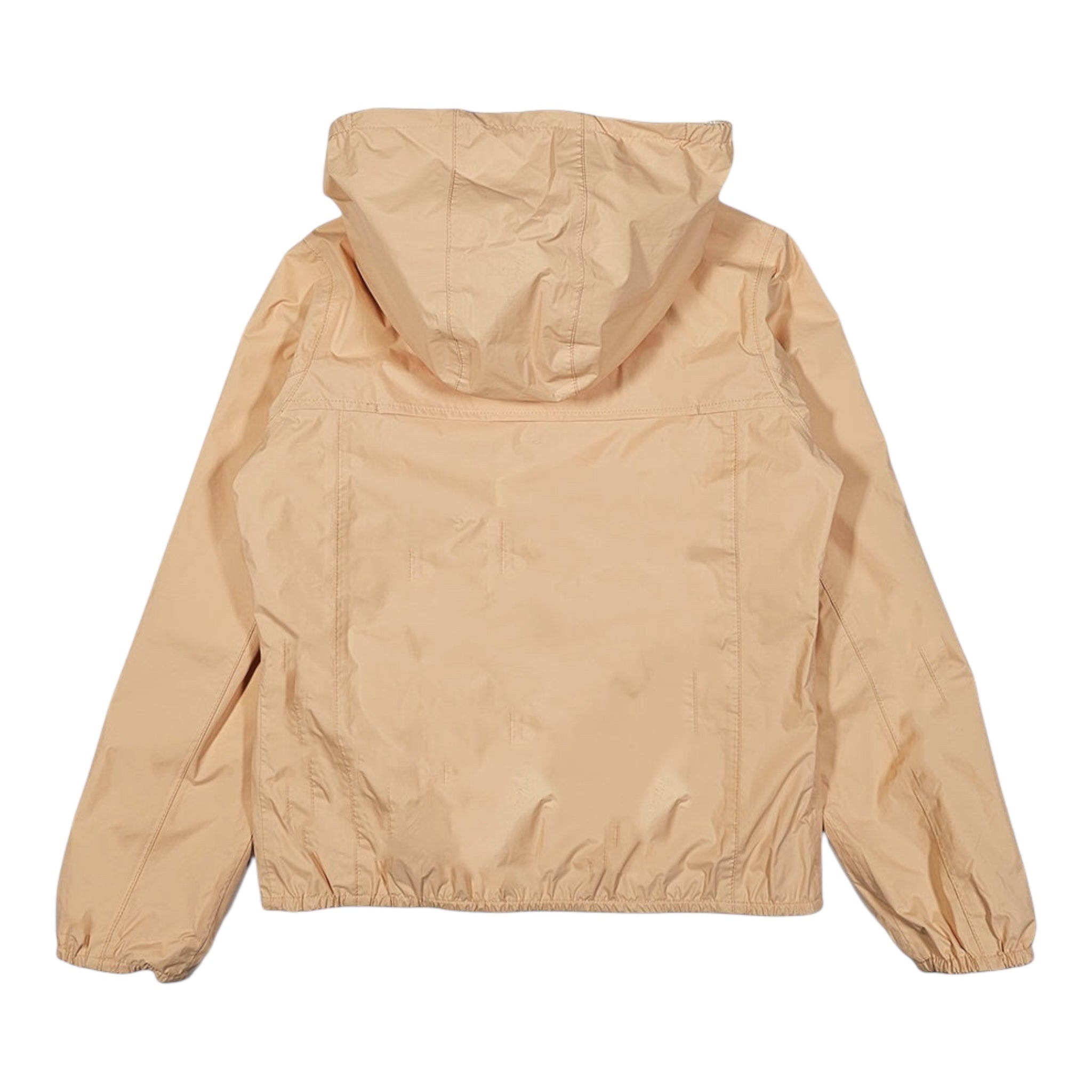 K-Way Giubbino Reversibile Bicolore con Cappuccio per Bambina K41337WX BIANCO/ARANCIONE K-WAY 