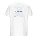 K-Way T-Shirt Girocollo Tinta Unita per Bambino K5136ZWXX BIANCO K-WAY 
